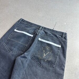Vintage Grail Southpole Gold Tab Baggy Gray Jeans 38x30